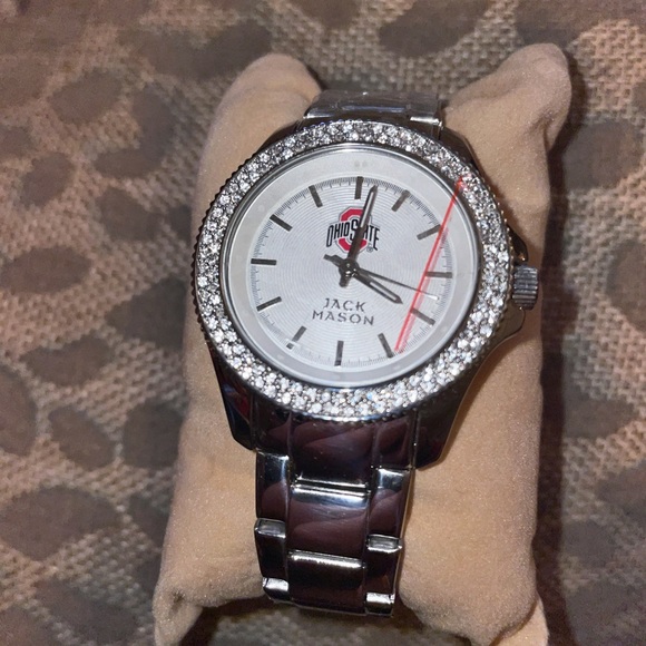 Jack Mason Ohio State Women\'s Rhinestone Bezel Watch main image 5